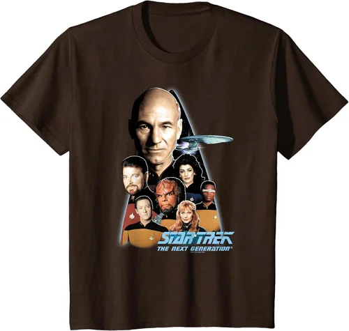 Vista 11 de Star Trek The Next Generation T-Shirt Asphalt Grey