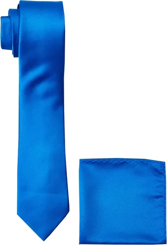 Vista 41 de Stacy Adams Conjunto de corbata sólida de satén para hombre