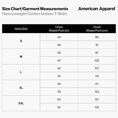 Vista 6 de American Apparel Unisex Heavyweight Cotton T-Shirt, Style G1301, 2-Pack
