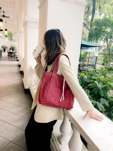 Vista 8 de Jeelow Bolso de mano de lona Bolso de hombro Crossbody Bolsas con bolsillos para hombres y mujeres