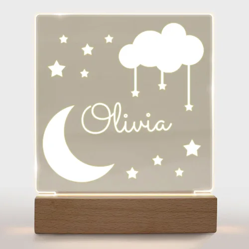 Vista 34 de Luz nocturna personalizada para niños, niñas, niños, regalos personalizados para bebé, lámpara de guardería personalizada, decoración de dormitorio