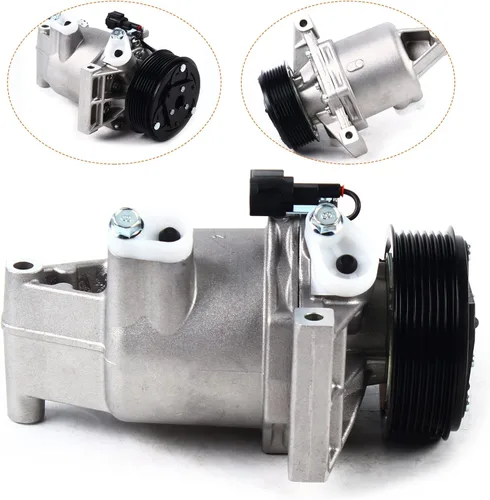 Vista 2 de Compresor de A/C de CA con embrague se adapta a 2014-2018 para Nissan Versa2014-2018 para Juke 1.6L CO 29099C, compresor de CA con embrague