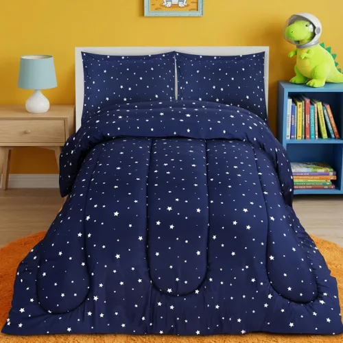 Vista 13 de Utopia Bedding - Juego de edredón reversible para todas las estaciones en negro y gris con 2 fundas de almohada, juego de ropa de cama de microfibra