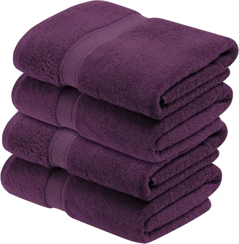 Vista 141 de BNM Toallas de Algodón Egipcio de Peso Pesado, Ideales para Baño, Ducha, Spa, Hotel, 800 GSM, Toallas Faciales/de Aseo, Toallas de Mano, Toallas