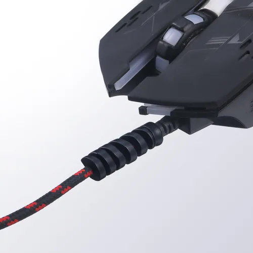 Vista 4 de Jetec 12 protectores de cable de carga en espiral de silicona para cables micro USB, protector de ratón, apto para teléfonos celulares, computadoras