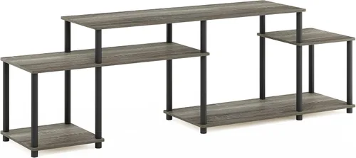 Vista 92 de Furinno 11191BK THE Centro de Entretenimiento Soporte para TV, Negro