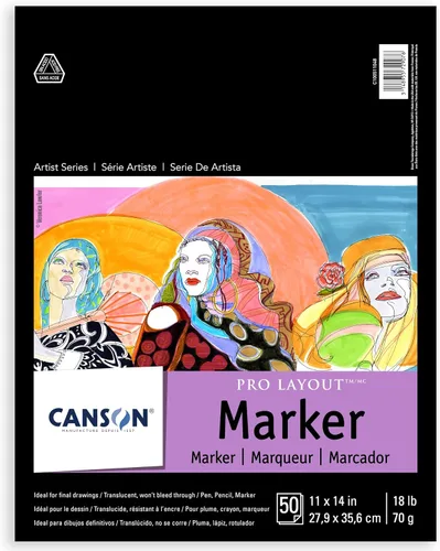Vista 5 de Canson Artist Series Pro Layout, Libreta para marcador