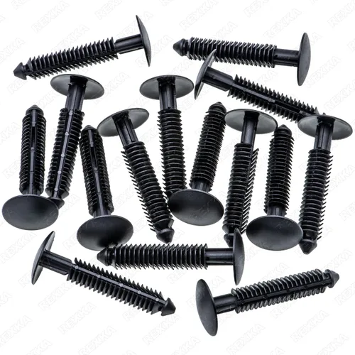 Vista 8 de Rexka 10 clips de retención de moldeo basculante compatibles con Ford W710532-S300 Mustang 05-12 Transit