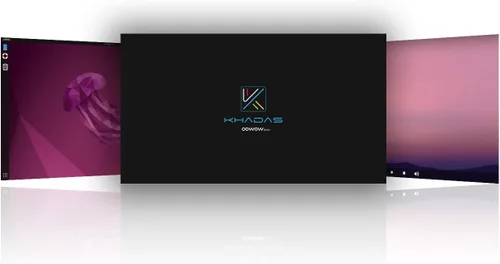 Vista 7 de Khadas Mini ARM PC computadora de placa única RK3588S SoC CPU de 8 núcleos y GPU de 4 núcleos, 6 tapas NPU, computadora de escritorio compacta 8+32GB