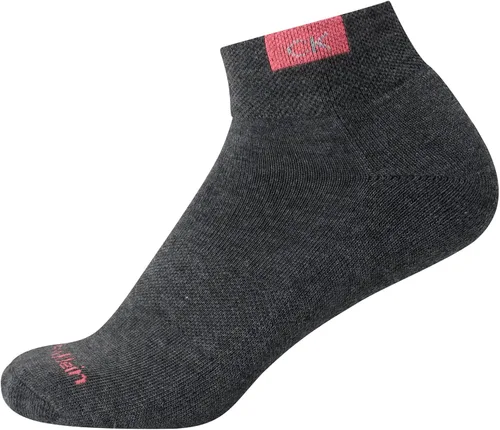 Vista 5 de Calvin Klein Calcetines deportivos para mujer - Calcetines tobilleros de corte de cuarto (6 unidades)