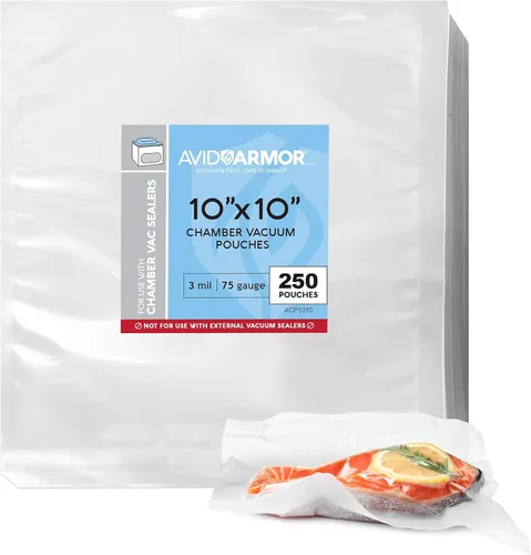 Vista 13 de Bolsas de sellado al vacío Avid Armor – 15 x 20 cm – Paquete de 250 – Bolsas resistentes de grado comercial, libres de BPA para Sous Vide