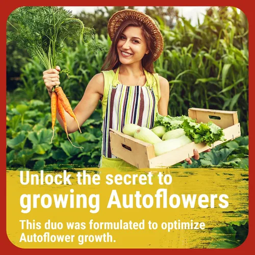 Vista 2 de Cronk Nutrients Bonnie & Clyde Autofloreciente Nutrients Bloom and Grow - Kit de nutrientes para plantas autoflorecientes que aumentan