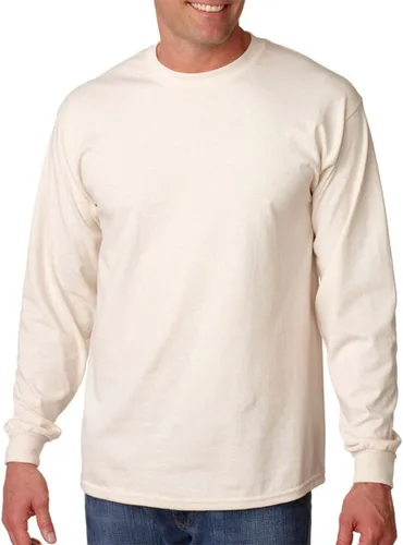 Vista 39 de Gildan - Camiseta de algodón y de manga larga para hombre, modelo G2400 (1) verde irlandés + (1) negro