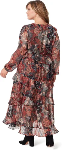 Vista 3 de Jessica Simpson Vestido largo estampado Bianca para mujer