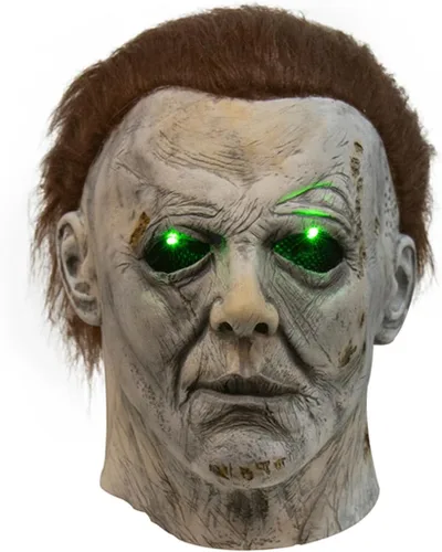 Vista 7 de Máscara de látex para disfraz de Halloween mata el terror de disfraces de fiesta de cosplay
