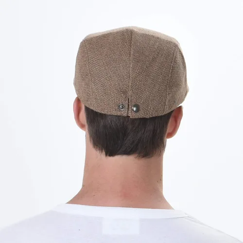 Vista 4 de WITHMOONS Ivy Cap MZ30038 - Gorra de paja de algodón similar al lino
