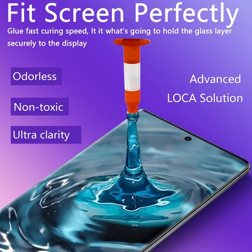 Vista 3 de Para Samsung Galaxy Note 10 Plus Kit de reparación de vidrio frontal Reemplazo de pantalla 6.8 pulgadas Pantalla exterior de vidrio incl Adhesivo