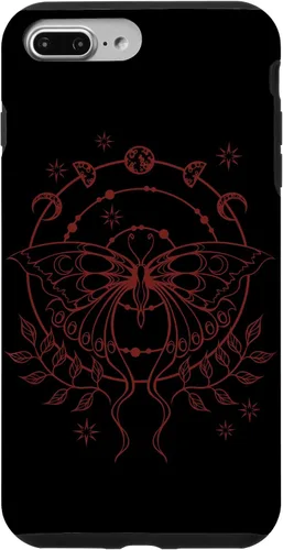 Vista 12 de Alt Emo Fairy Grunge Fairycore Goth Moth Moon Phases Case for iPhone 16