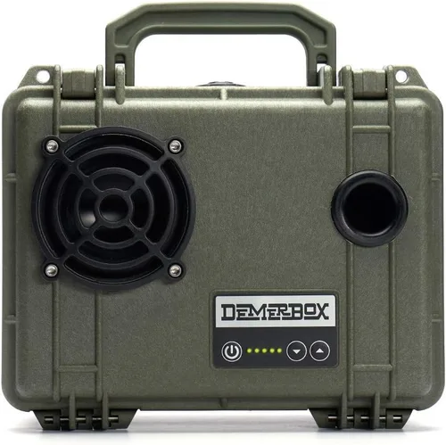 Vista 13 de DemerBox: Altavoces Bluetooth impermeables, portátiles y resistentes para exteriores. Sonido fuerte, duración de la batería de más de 40 horas, caja