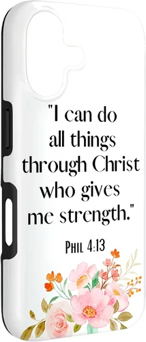 Vista 3 de I Can Do All Things Through Christ Jesus Philippians 4:13 Case for iPhone 17