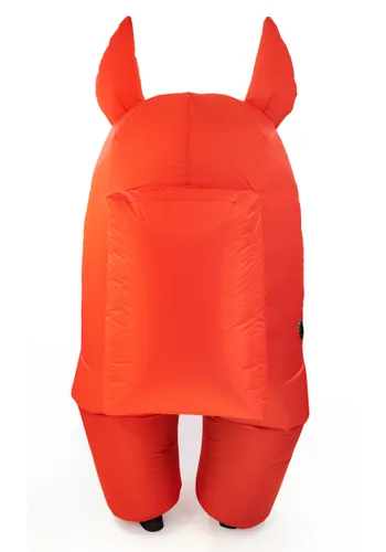 Vista 2 de Disfraz Inflable de Diablo Adulto Among Us Multicolor