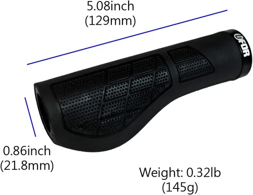 Vista 4 de UFOR Cómodas empuñaduras ergonómicas para manillar de bicicleta de montaña, antideslizantes de bloqueo para MTB y bicicleta de viaje