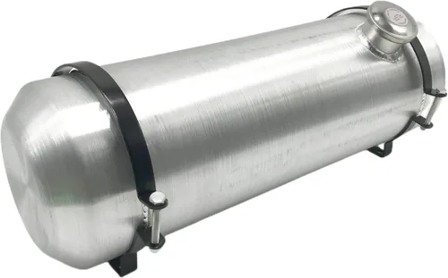 Vista 13 de JSD tanque de gas de 4 galones con llenado final de 8" x 20" de aluminio laminado con salida de llenado final de 1/4 NPT