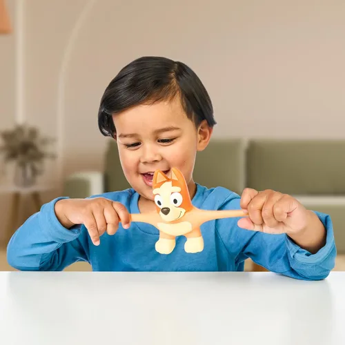 Vista 2 de Bluey Juguete Elástico del Héroe Bingo, Suave, Juguete Fidget Blando con Relleno Similar a Gel Pegajoso, Juguetes Blandos para Niños de 3+ Años que