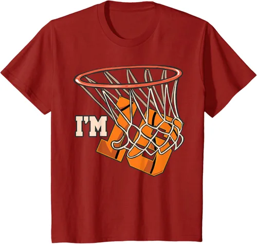 Vista 73 de Camiseta número 15 con temática de baloncesto para fiesta de cumpleaños, Negro, S