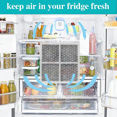 Vista 3 de SEISSO LT120F - Filtro de aire fresco para refrigerador LG, compatible con Kenmore, refresca el aire del refrigerador, absorbe olores, 3 paquetes