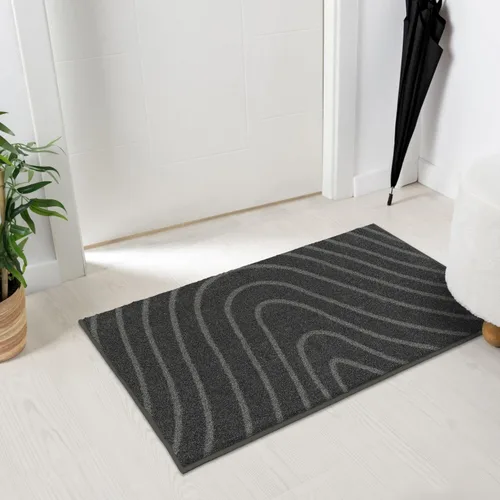 Vista 7 de LUXE WEAVERS Alfombra moderna geométrica ondulada antracita 2x3