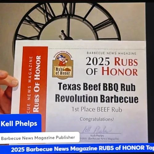 Vista 3 de Texas Beef BBQ Rub – Rubs of Honor 1st Place Beef Rub – Frotar y filete de pechuga galardonado