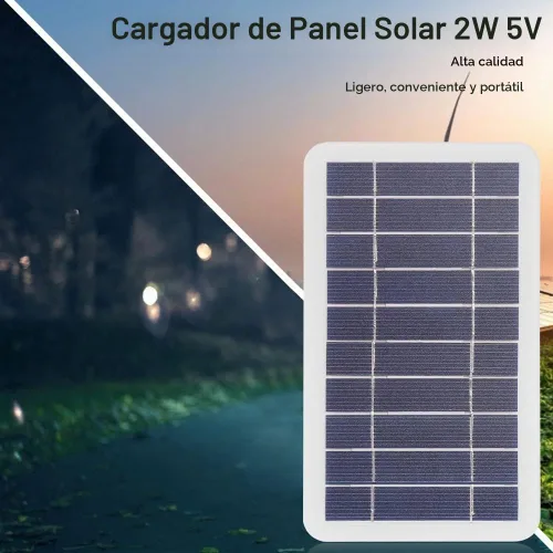 Vista 4 de cargador portátil del panel solar de 2W 5V USB, polisilicio 400mA