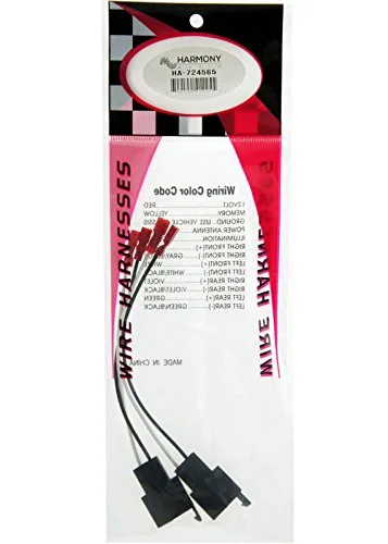 Vista 2 de Harmony Audio Compatible con el arnés de conector de repuesto de altavoz de fábrica GMC Truck HA-724565 1973-1987 Wire Adapter for Easy Wiring