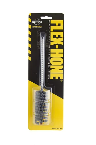 Vista 112 de Brush Research pulidor cilíndrico FLEX-HONE, serie BD, abrasivo de carburo de silicio, 1