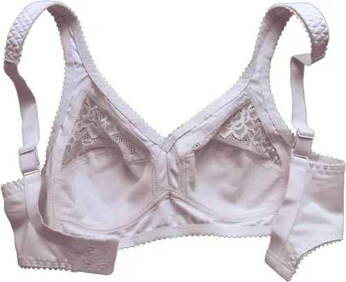 Vista 7 de frugue Brasier reductor sin forro para mujer, sin varillas, talla grande, cobertura completa