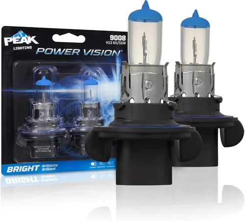 Vista 7 de PEAK Power Vision Gold bombillas automotrices de alto rendimiento 9008/H13 65/55W (paquete de 2)