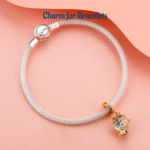 Vista 116 de Amufer S925 Charms for Women, compatible with Pandora Bracelets and Necklaces, Jewelry Gift