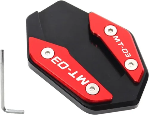 Vista 10 de Soporte de extensión lateral de pie para motocicleta para Yamaha YZF R3 R25 MT03 MT25 2019 2022 MT 03 25 R 3 25 (color: MT03 azul)