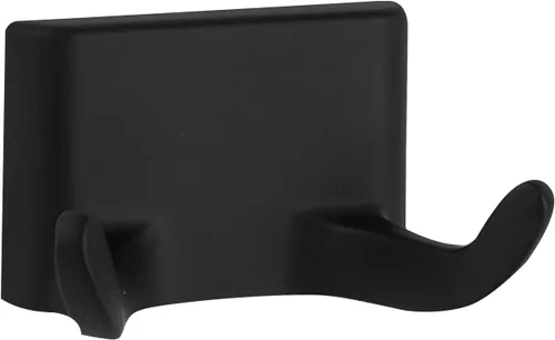 Vista 3 de Design House 544593 Millbridge Gancho Doble para Batas Resistente de Montaje en Pared Hardware de Baño Negro Mate