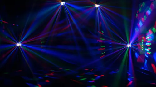 Vista 4 de CHAUVET DJ JAM Pack - Efecto de iluminación de proyección dorada con máquina de niebla y lavado UV / estroboscópico Efectos láser y estroboscópicos