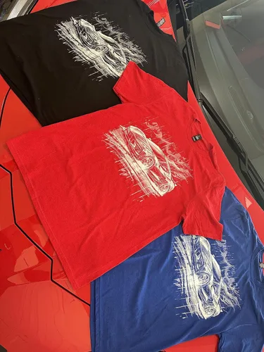 Vista 5 de Ink Trendz Camiseta C8 Matrix Next Generation Corvette Racing Graphic Cuello redondo unisex