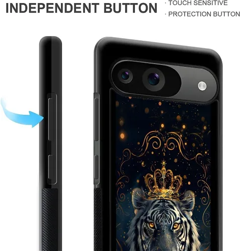 Vista 655 de Compatible con Google Pixel 4A 5G Mobile Case Creative Acrylic Panel trasero Silicona Protección Grip especialmente diseñado para Google Pixel 4A 5G