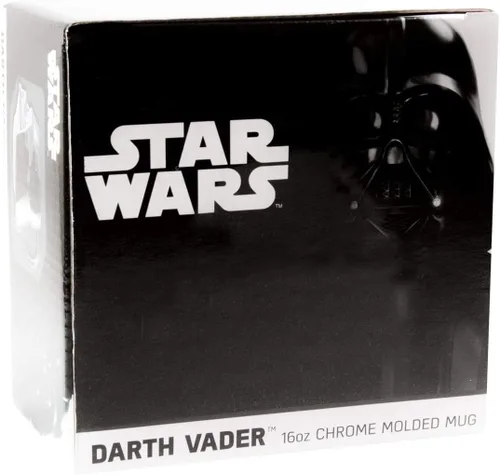 Vista 4 de STAR WARS StarWars - Taza coleccionable de Darth Vader Moldeado cromado