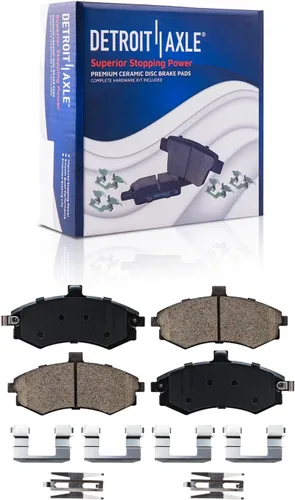 Vista 21 de Detroit Axle - Pastillas de Freno Delantero para Nissan Altima Maxima Sentra 350Z Cube Juke Versa INFINITI G35 I30 I35 Suzuki SX4 Crossover