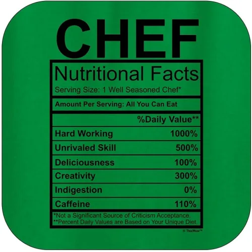 Vista 2 de Chef Gift Nutritional Facts Gag Gifts - Sudadera divertida con capucha