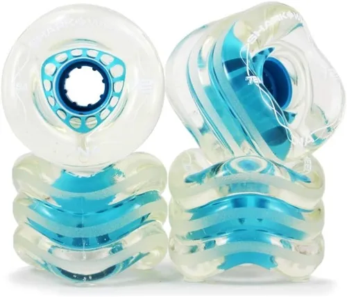 Vista 7 de Ruedas Shark Wheel de 72 mm para longboard de crucero, fórmula DNA, juego de 4 ruedas