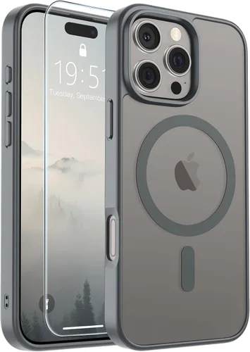 Vista 42 de SUPFINE Funda magnética para iPhone SE 2022 (3ª)/2020 (2ª), iPhone 8 (compatible con MagSafe) (protección contra caídas de grado militar), funda