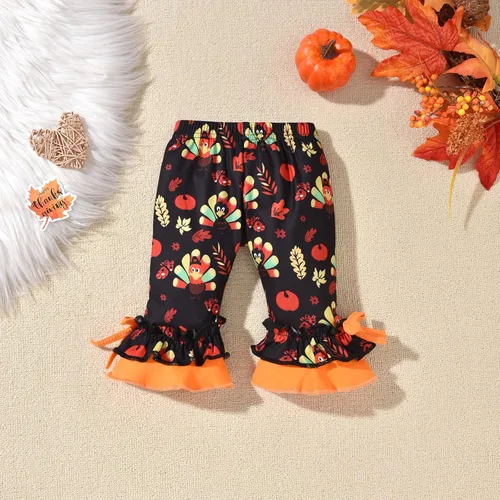 Vista 39 de HINTINA Conjunto de ropa para bebé recién nacida con diadema para el primer Halloween