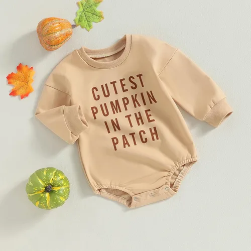 Vista 6 de Sudadera de cuello redondo para bebé, niña, niño, Halloween, sudadera con cuello redondo y sin botones, ropa de otoño